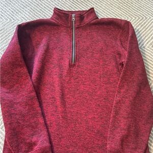 Arizona Juniors Red Half-Zip Sweater XL 18/20